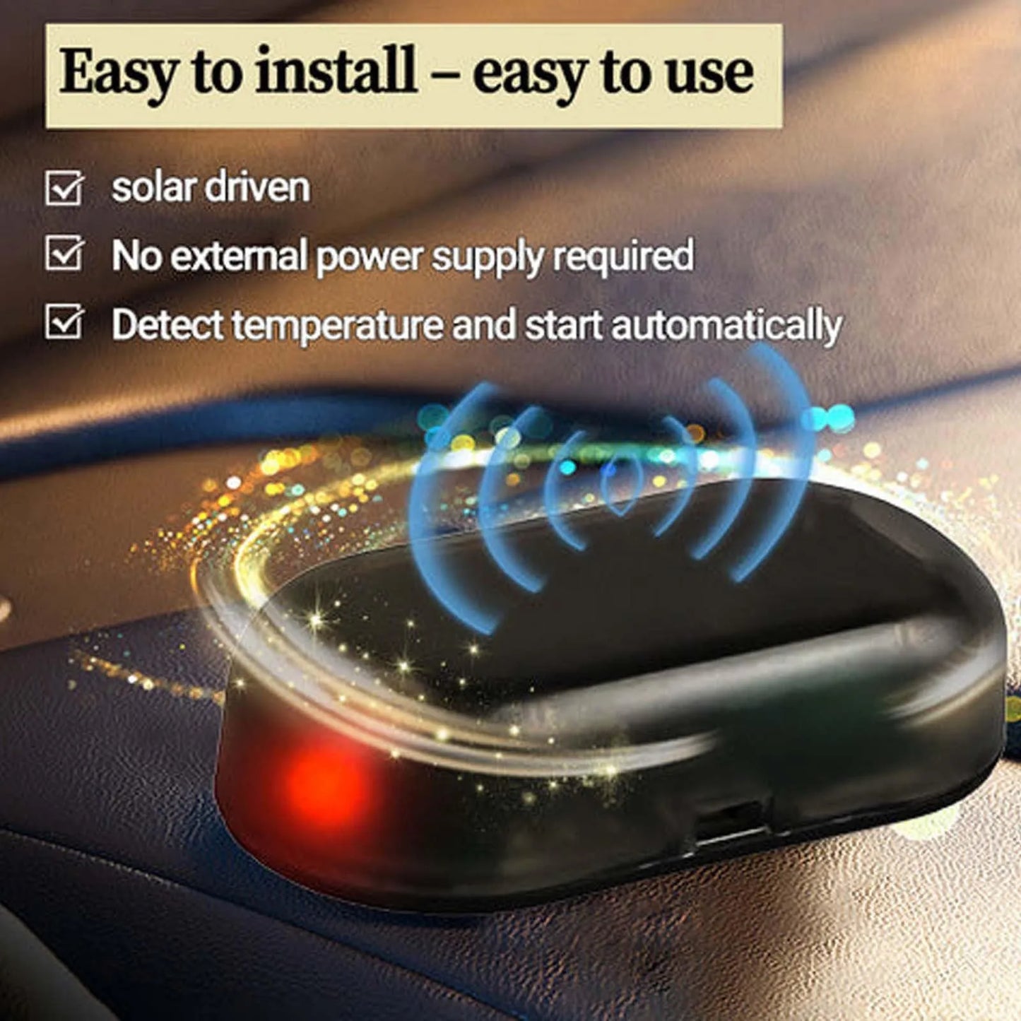 Car Snow Removal Tool Car Window Glass Ice Snow Remover Anti Freeze Anti Fog Device Winter Deicing Device Freeze Prevention