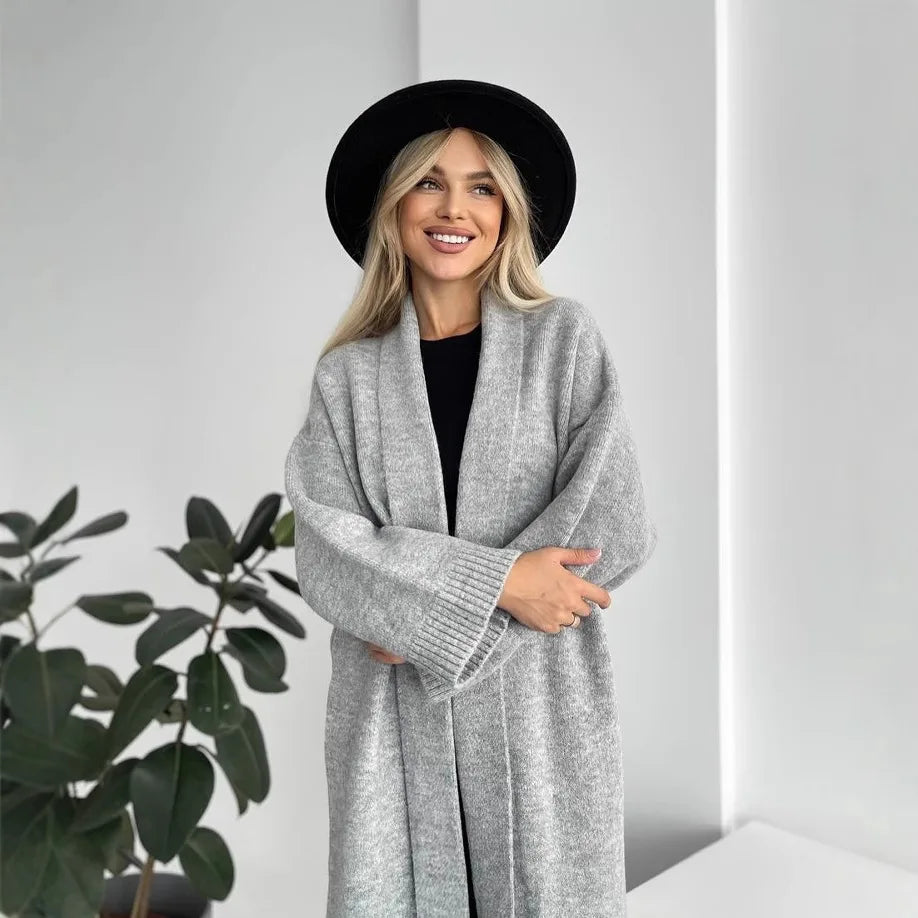 Kalenmos Cardigan V Neck Strickwear Länge 26 Zoll Locker