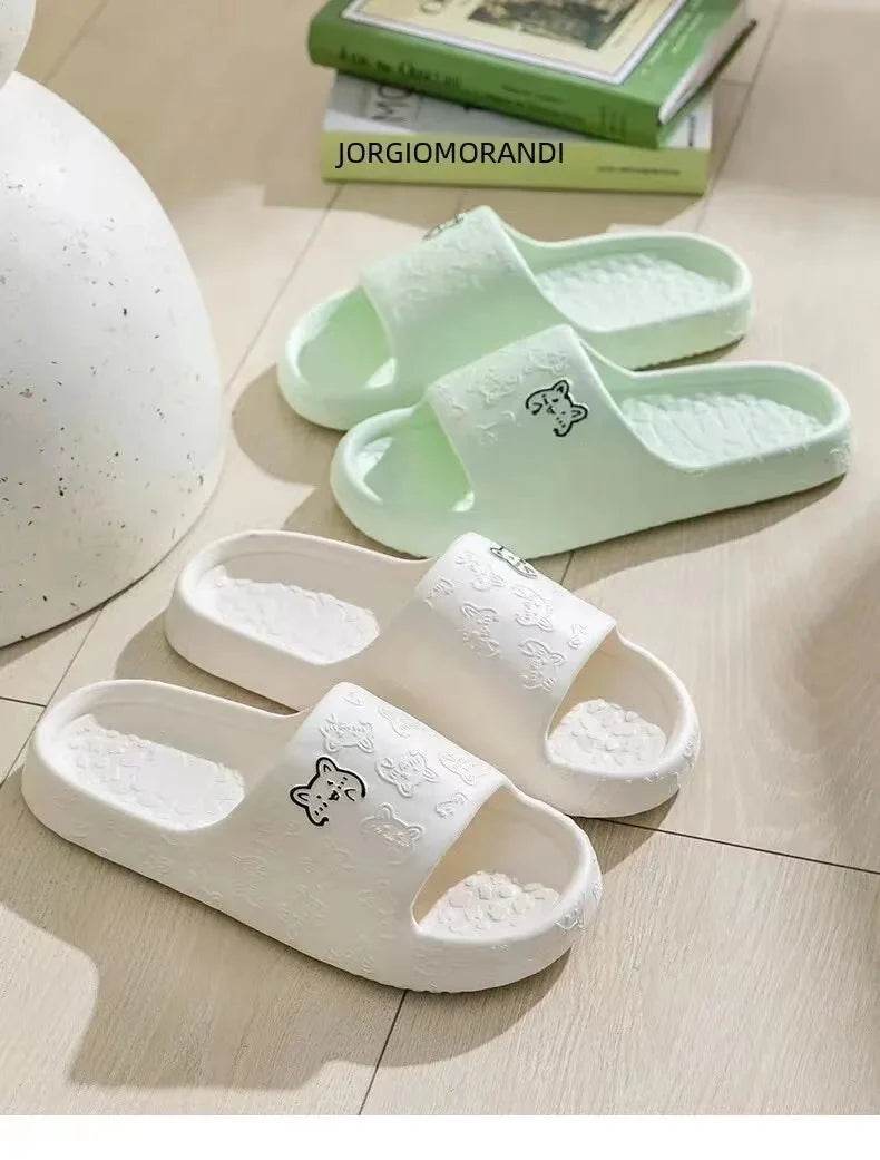 Frauen Sommer EVA Hausschuhe Innen Heim Bad Rutschfest Weich Breit Komfort Paar Hausschuhe Unisex Outdoor Strand Flip Flops Männer Slides