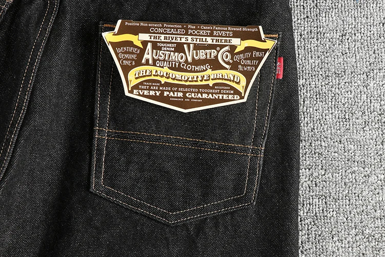 Heavy May Khaki Vintage Jeans - Größe M-XL, Länge 32