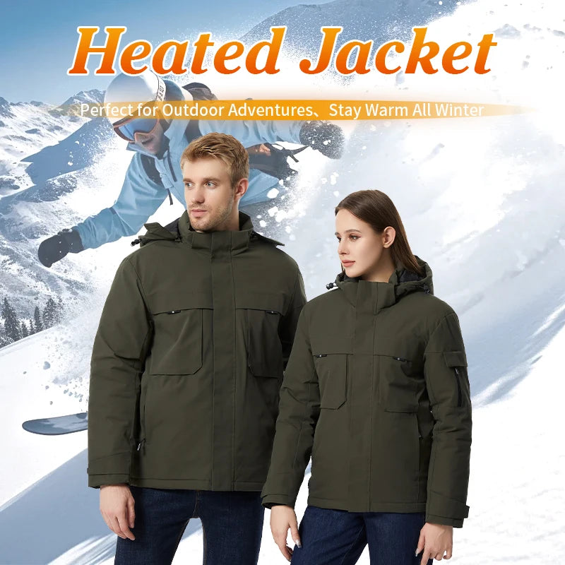 TODWARM 5588 beheizte Jacke Herren USB - 10000mAh 5V L