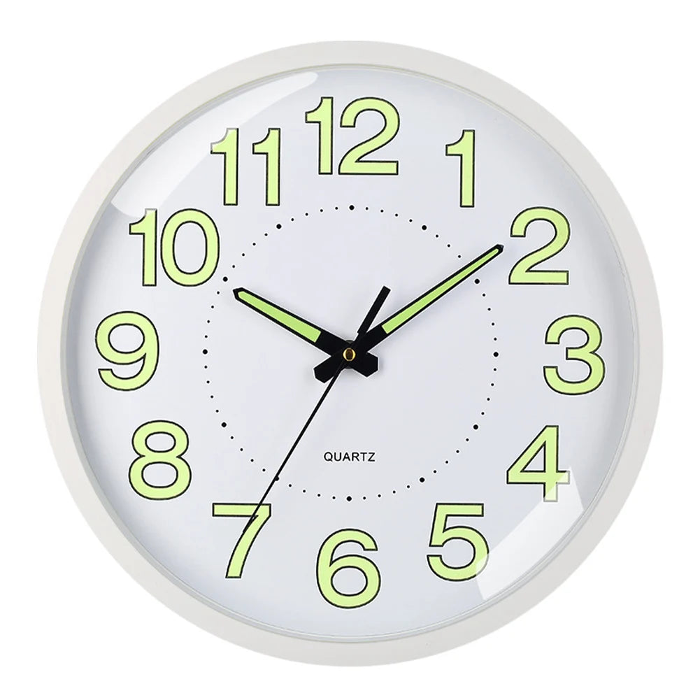 ALLOYSEED Luminova Wanduhr - 12 Zoll Geräuschlos Kunststoff
