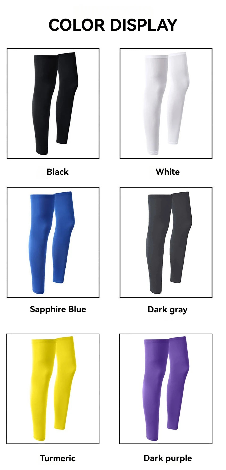 Bein-Ärmel 2025: GTUBIKE Ice-Silk UV-Protection - Cycling Compression Collection