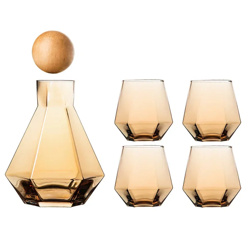 Drinkware Kristallkaraffe Klar - 1L 500ml 25cm Set