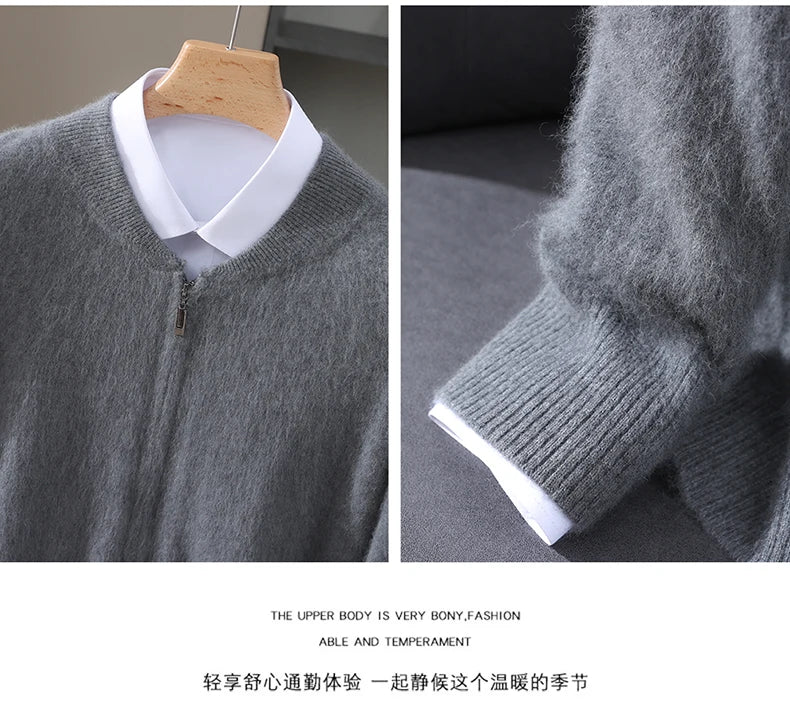 Snaoutofit Stehkragen Reißverschluss - Nerz Kaschmir M