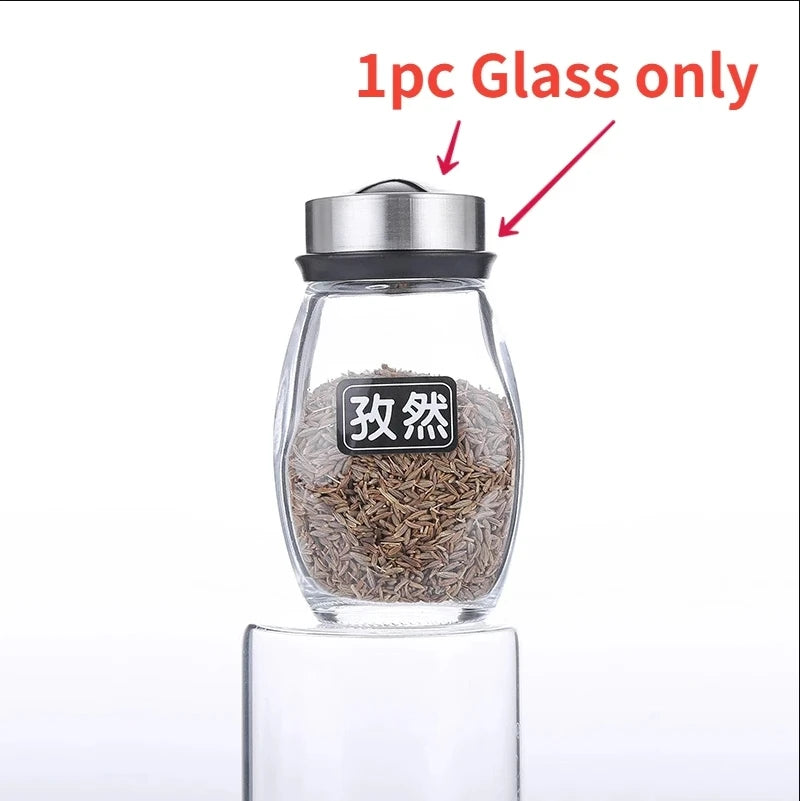 Choice Drehbares Gewürzglas Set Rotierend - 7 Stück 200ml