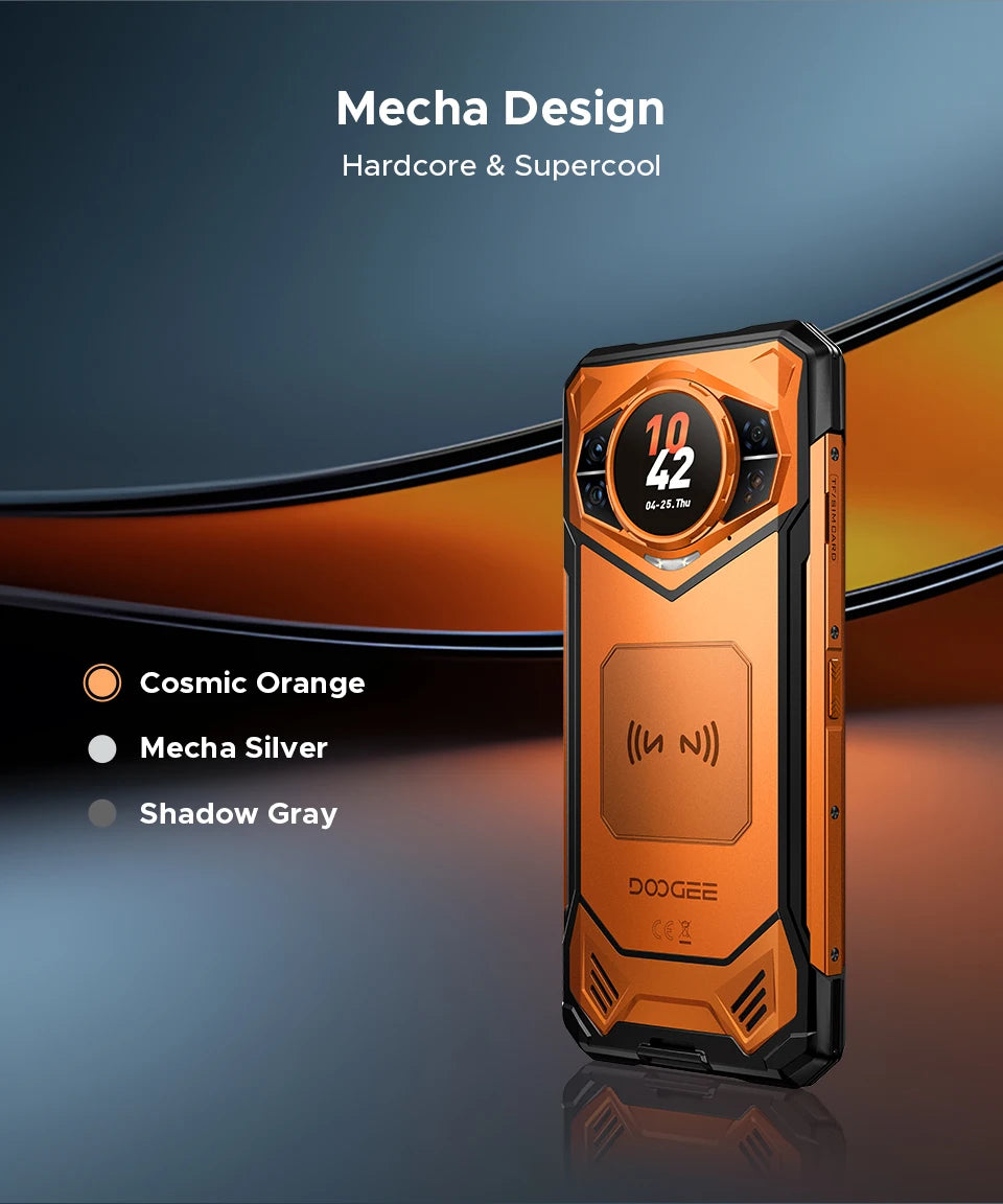 DOOGEE S200 Robustes 5G Smartphone - 10100 mAh, 33W, 6,72 Zoll