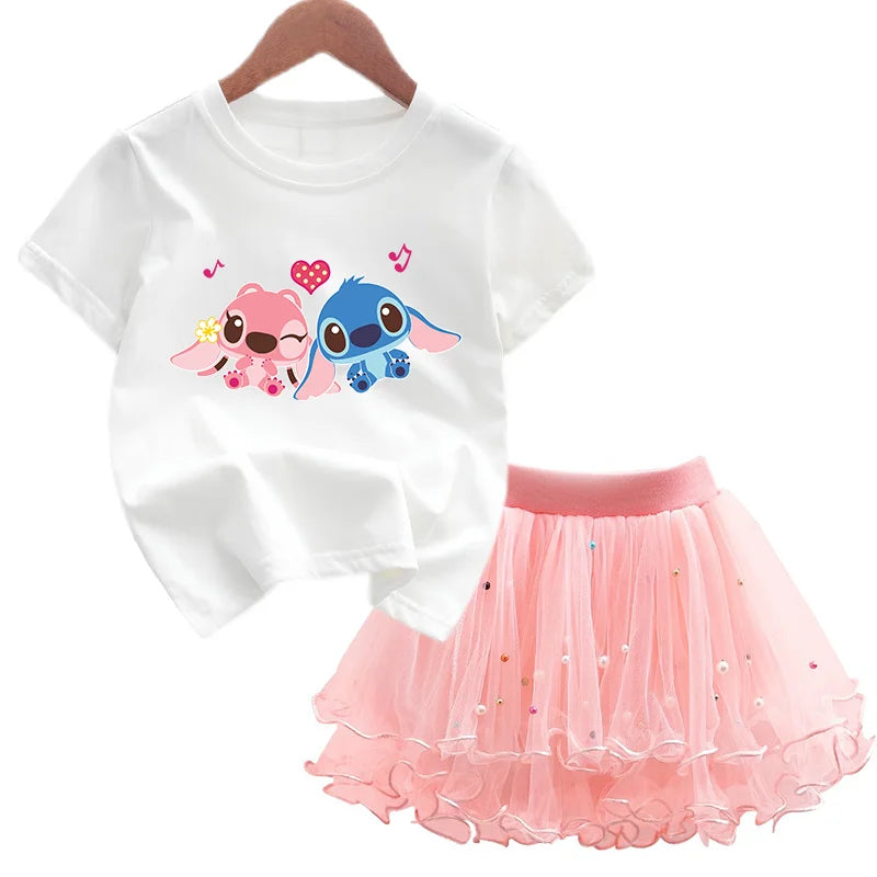Mädchen-Disney-Set 2025: Lilo & Stitch Tutu-Kollektion - Licensed Character Collection