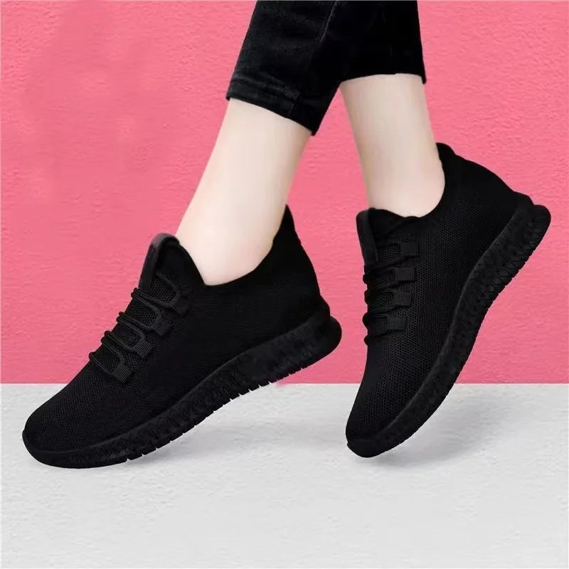 Luna Ella Atmungsaktive Zehensneaker - Mesh, Gummi 3cm