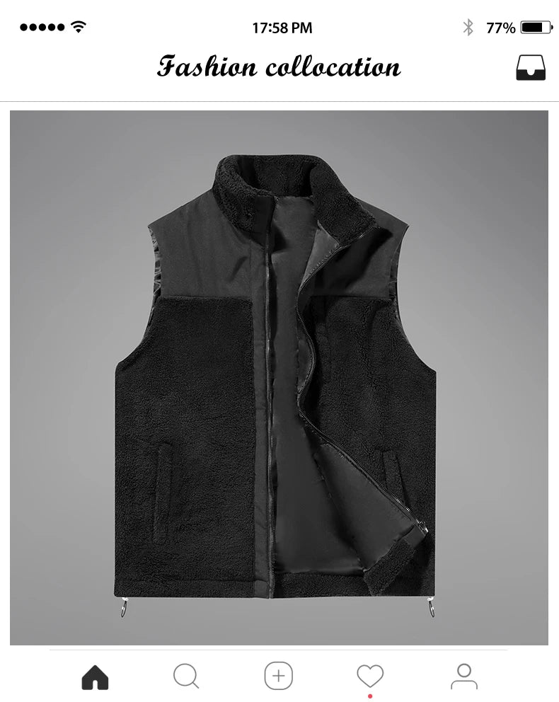 Neue Männer Strickjacke Warm - Fleece, Polyester, L/XL