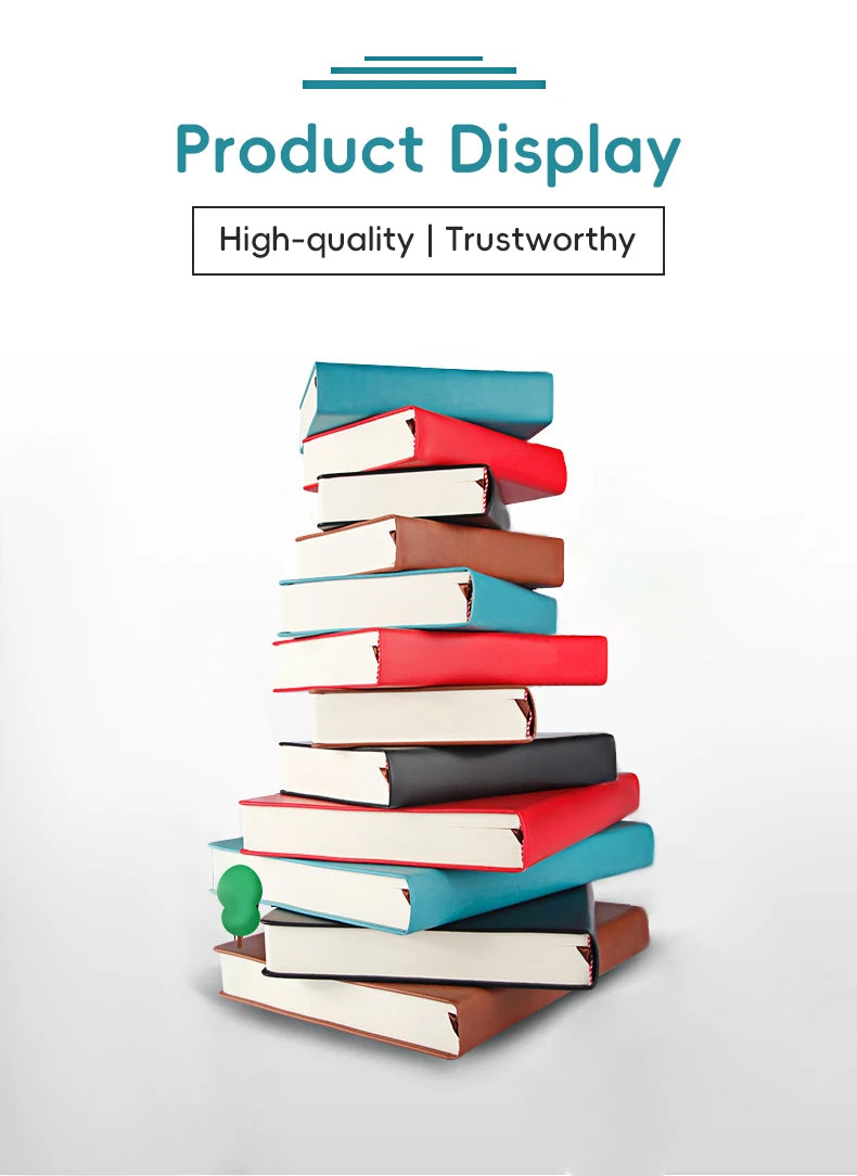 PU Leder Notizbuch A4/A5/A6 2025 - Super Thick 330 Seiten Sketchbook Schule Journal