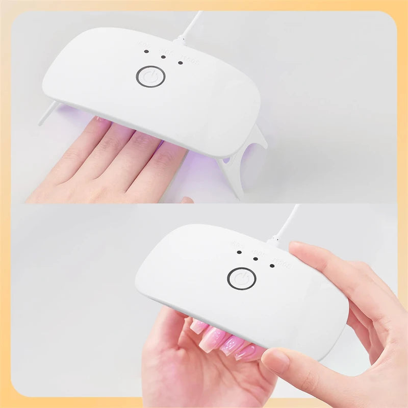 M18 Mini UV LED Nageltrockner - 24W Akku 5V 18LED Portabel