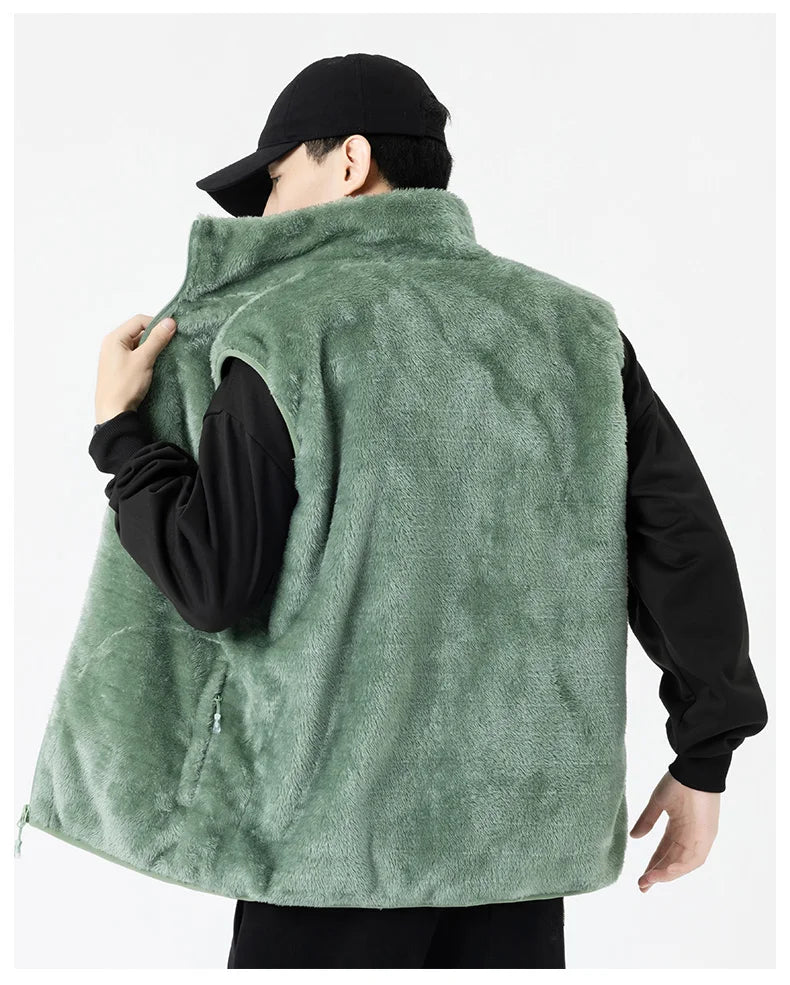 Ippolich 9-Zonen Smart-Heizjacke - Korallenfleece USB M-XL