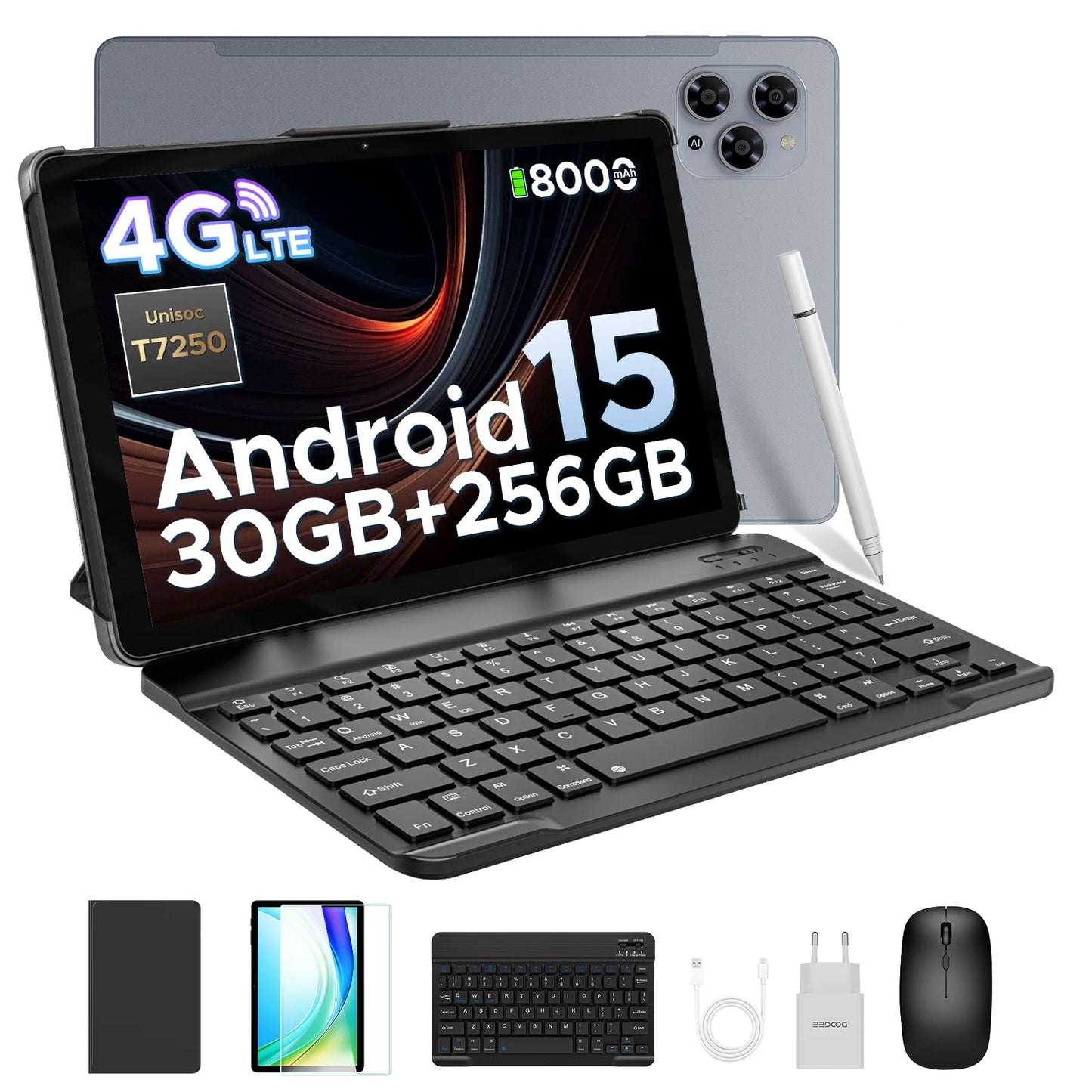 DOOGEE Tab G6 2-in-1 Tablet - 11 Zoll Display 8000mAh Akku 6GB RAM