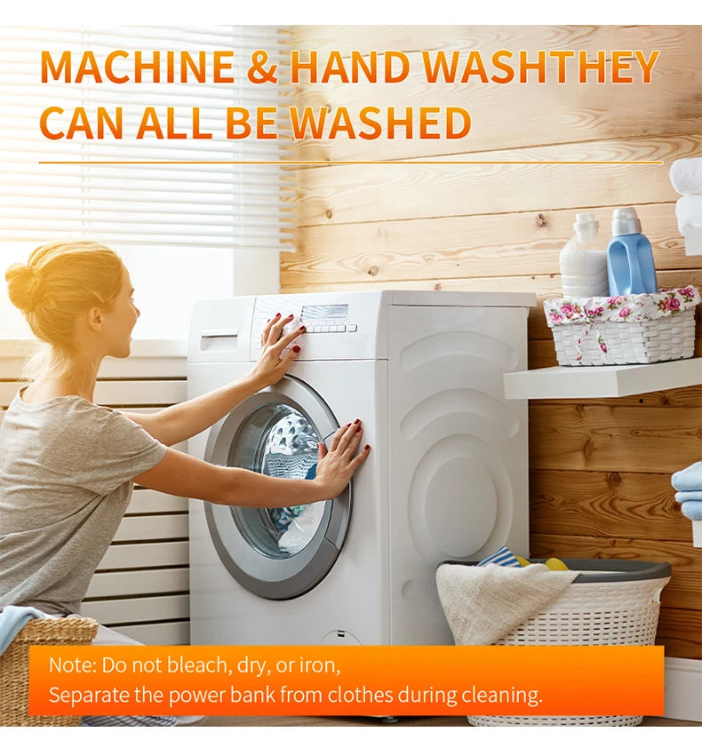 TODWARM M01 Beheizte Weste - Kapazität 6000mAh, Leistung 5V 2A, Größe One Size Universell Passform