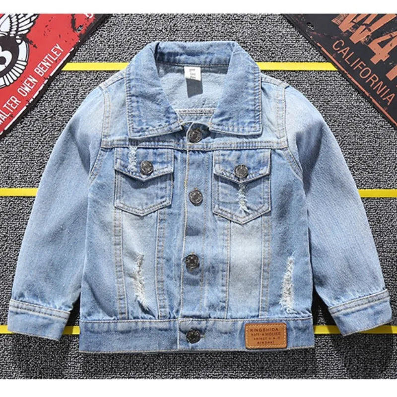 Mickey Minnie Q001 Jeansjacke lässig - Denim, Gr.1-12