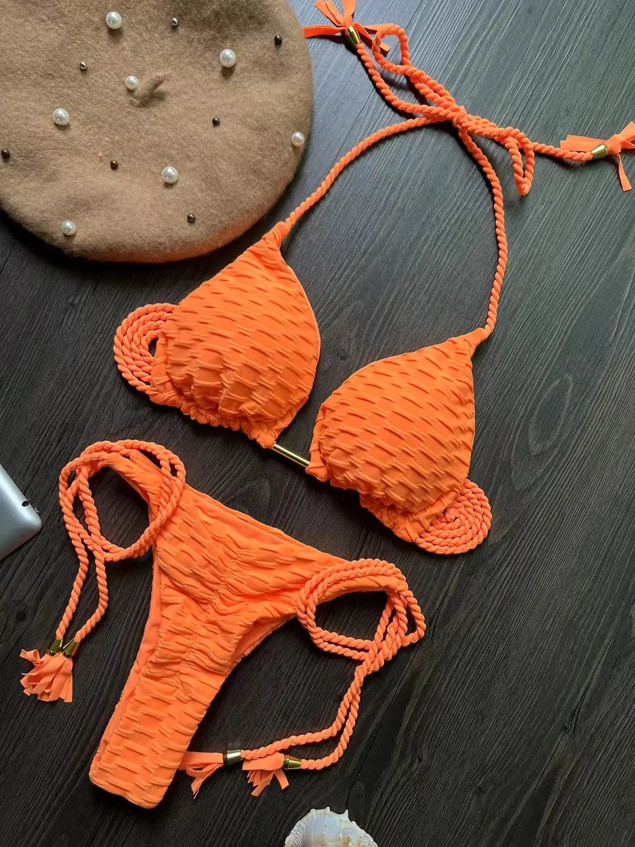 RUOTONGSEPT Elegant Bikini Set 2025: Verbesserte Unterstützung Tanga Brazilian Low Waist Design Wire-Free - Brasilianischer Badeanzug Frauen Schwimmbekleidung Polyester Strand Wear