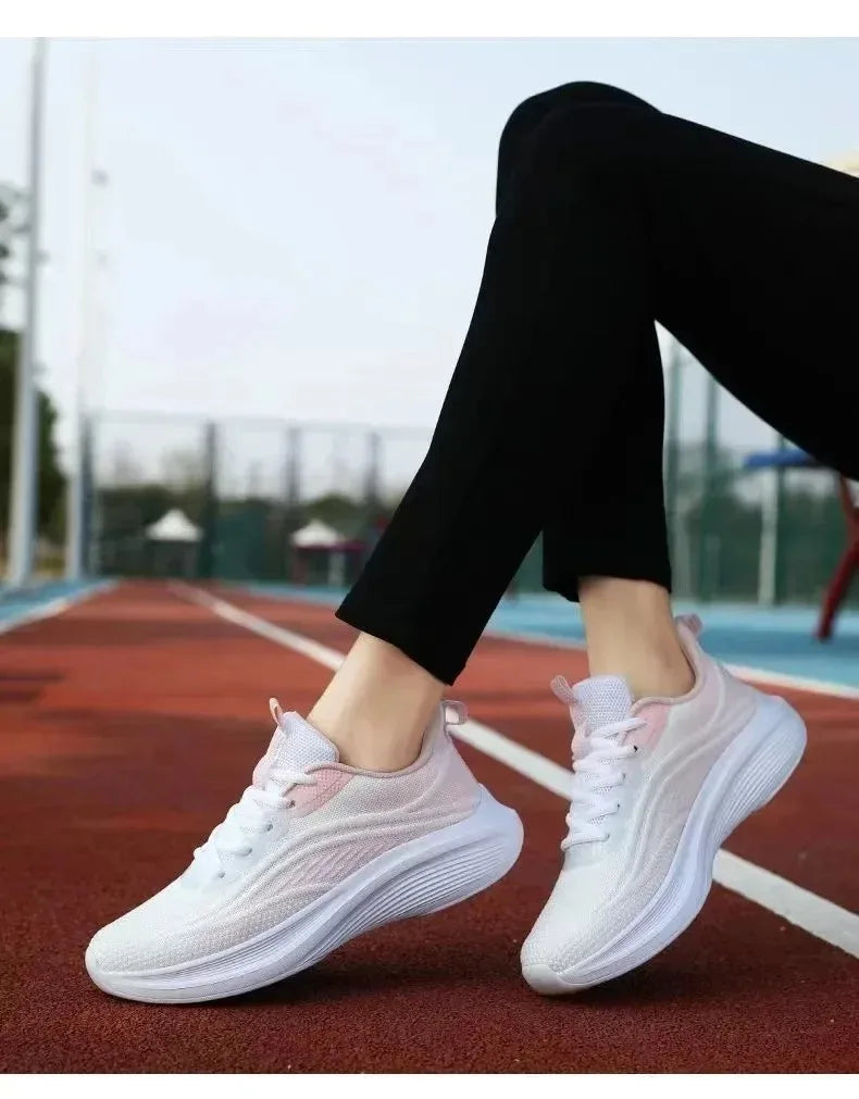 Laufschuhe 2025: Womens Running Shoes Breathable Sport Tennis Sneakers - Athletic Outdoor Gym Training Jogging Walking Shoes Ladies Collection
