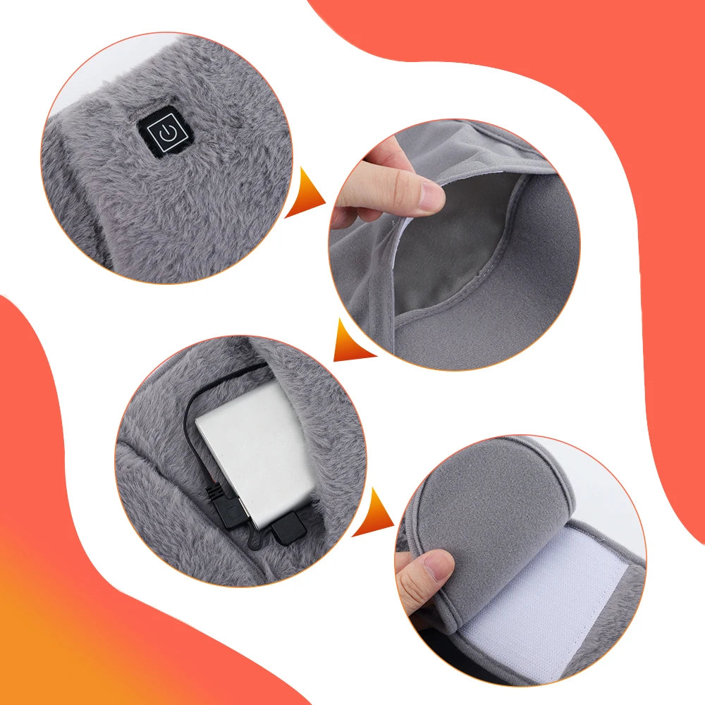 Electric Heating Abdomen Belt Menstrual Warm Palace Charging Warmer Cold Protection Adjustable Waist Treatment Protective Gear