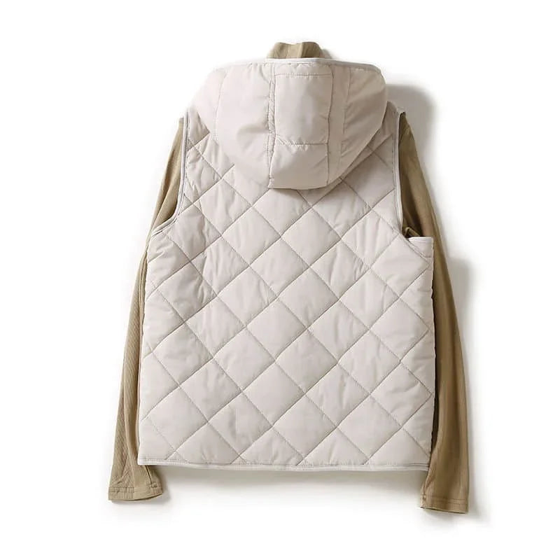 Lumi Koreaner Kapuzenweste - Daunen-Baumwolle, 30–50%