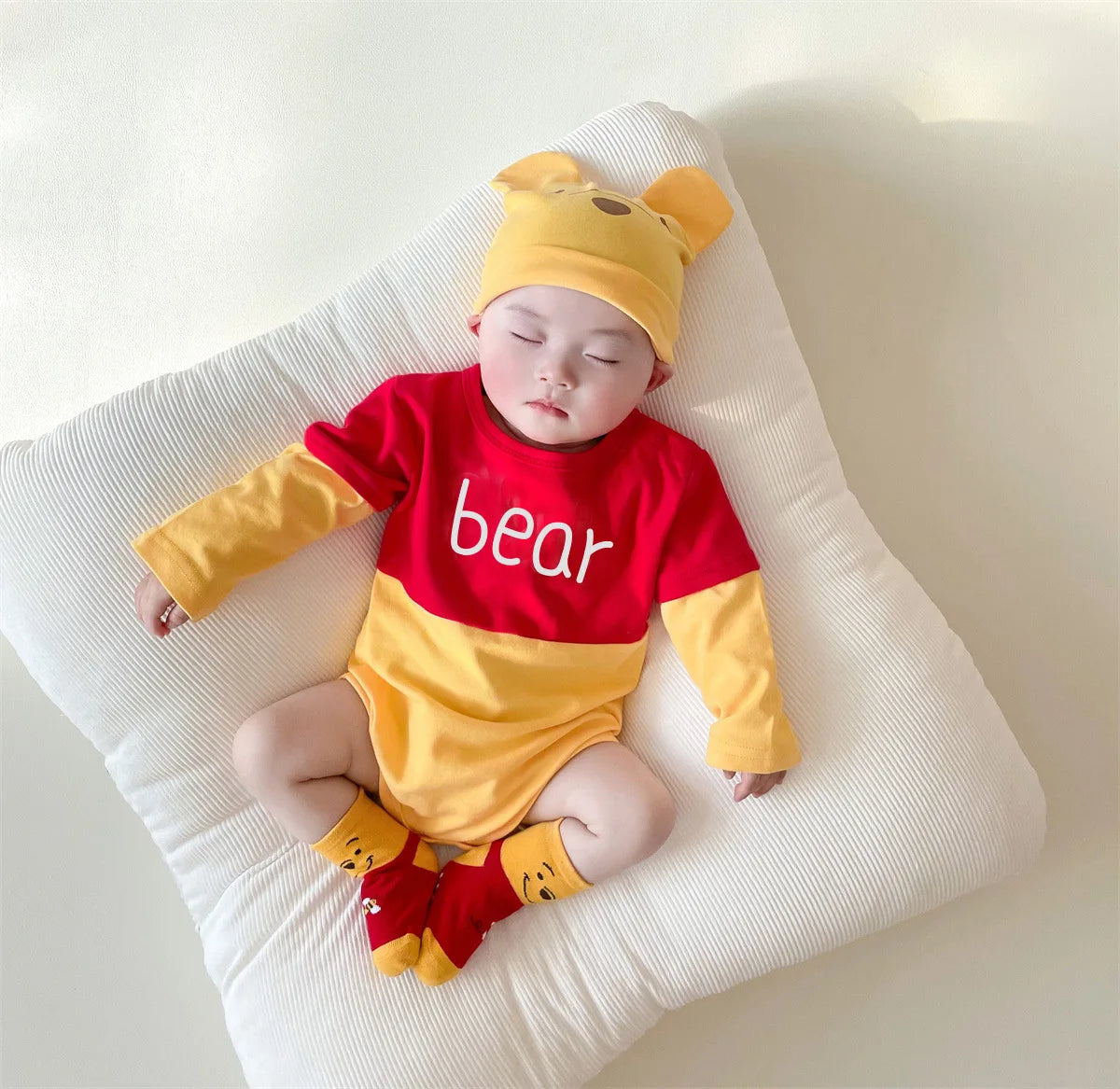 Disney Strampler Mit Hut - Baumwolle Größe 68 Cartoon Teddy