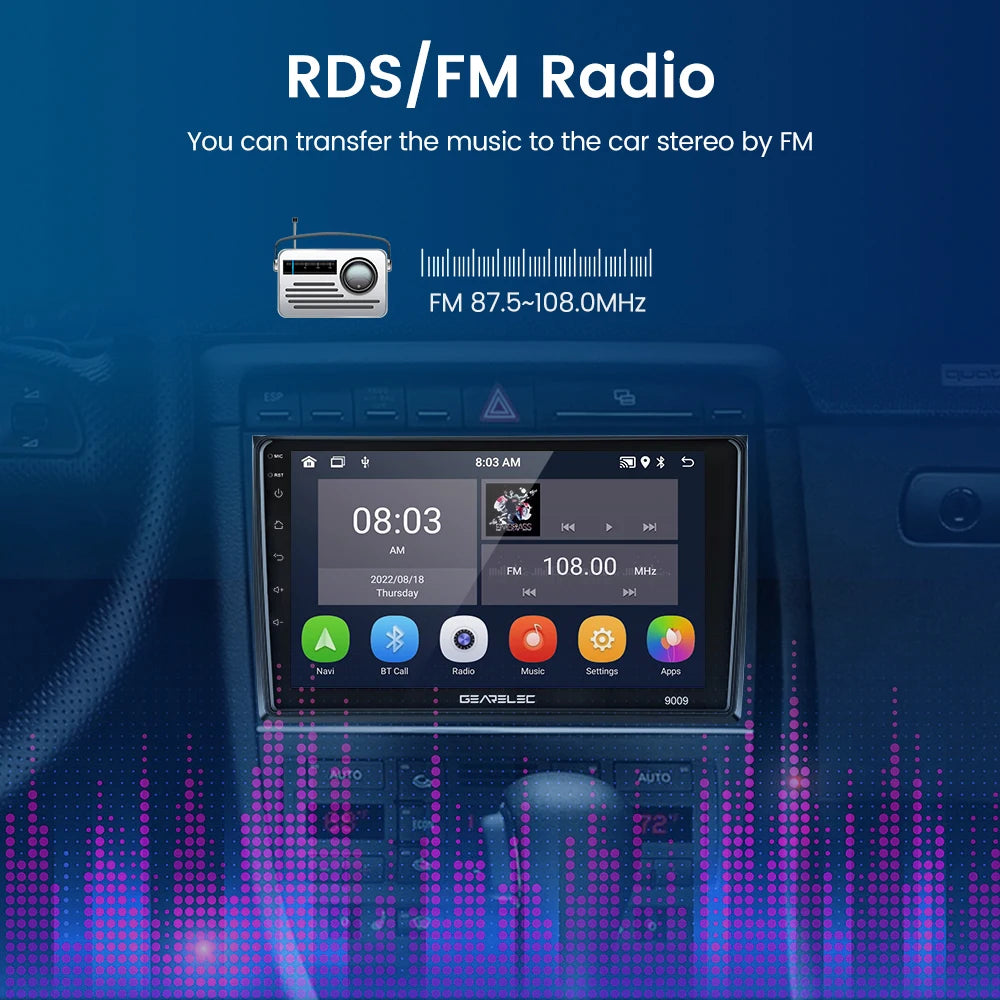 Android 13 Autoradio CarPlay 2025