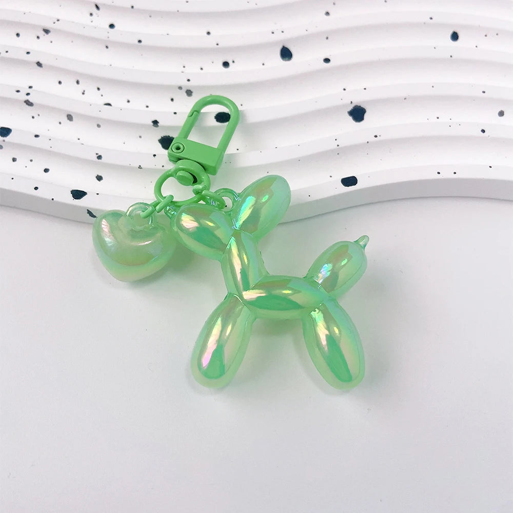 Damen Schlüsselanhänger 2025 - Adorable Balloon Dog Y2k Bag Charms Cute Puppies Acrylic