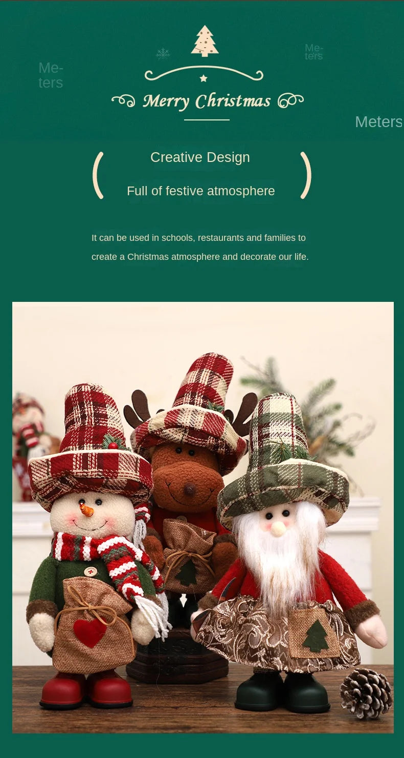 FestArt Dekofiguren Leinen Hochhut - Kapazität 2 Figuren, Größe 18 cm