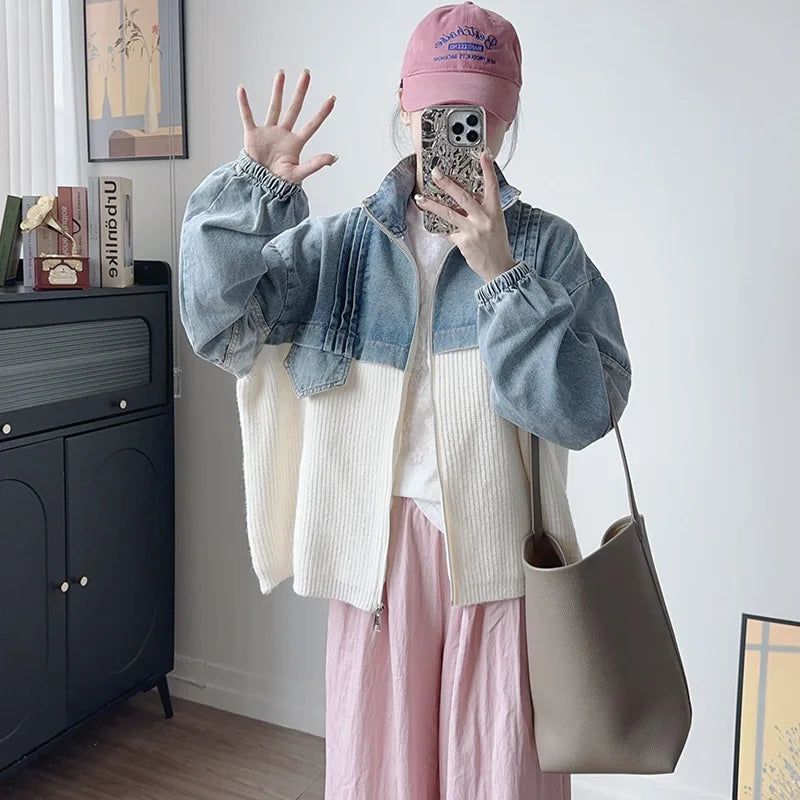 Kalenmos Cardigan Strick - Größe Regular, Gewicht 320g