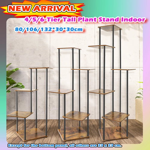 NatureLine Pflanzenständer 4 Bis 6-Stufig Metall Innen 80-132 cm