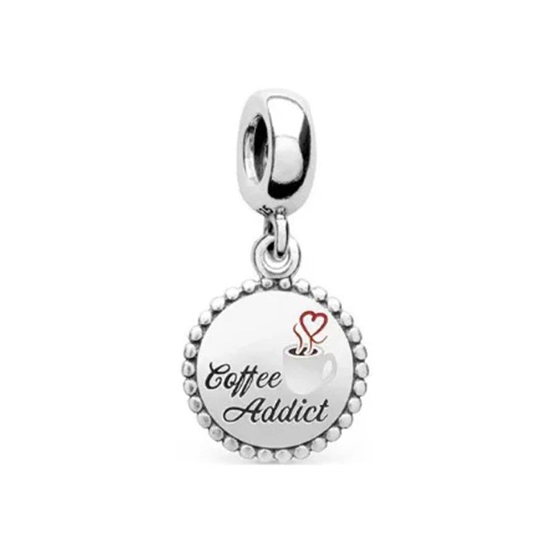 Neue 925 Silber Lernhilfe Schultasche Uhranhänger Charms Beads Fit Original Pandora Armband DIY Schmuck Für Frauen 2024
