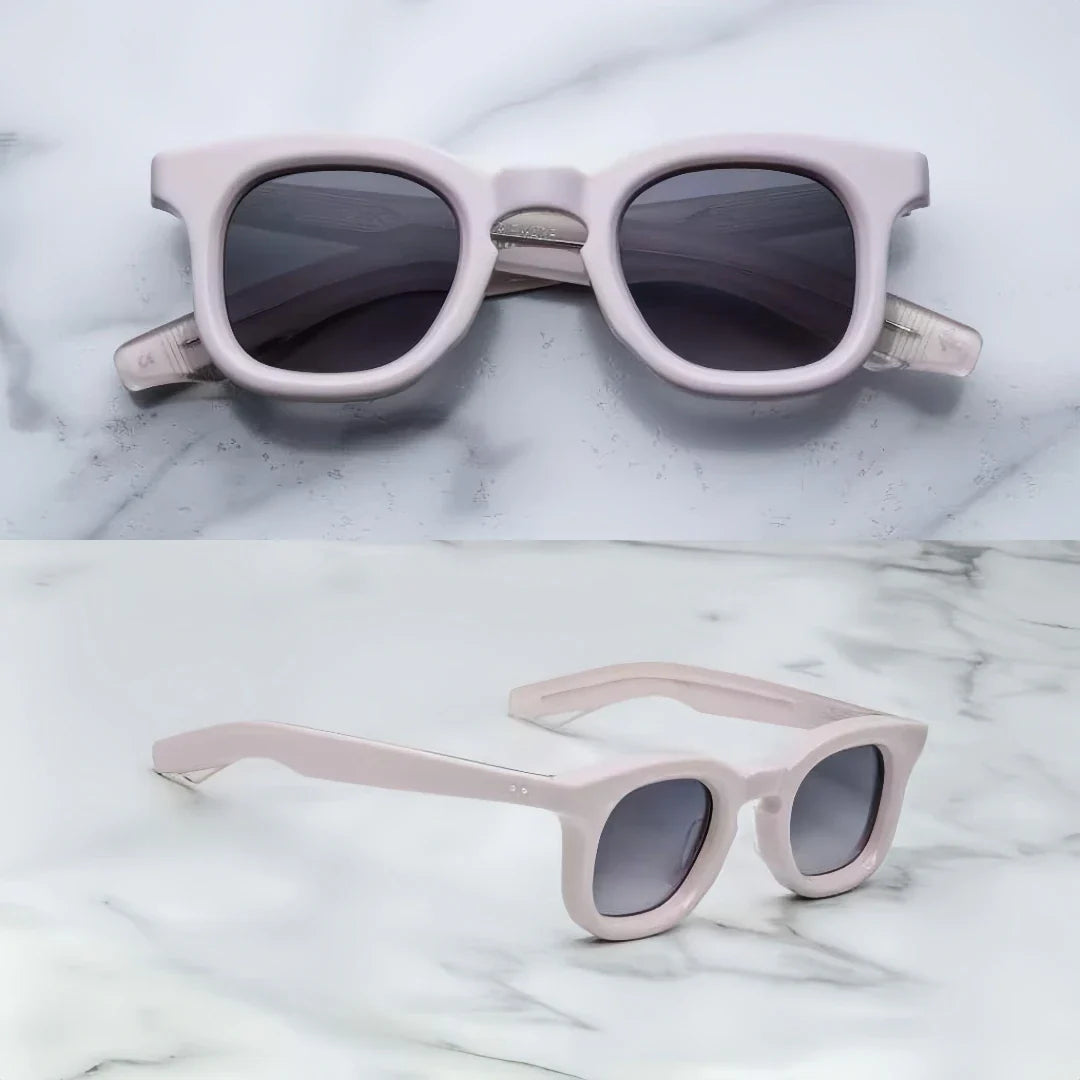 Jacques Marie Mage DEVAUX Inspired sunglasses thick acetate retro square