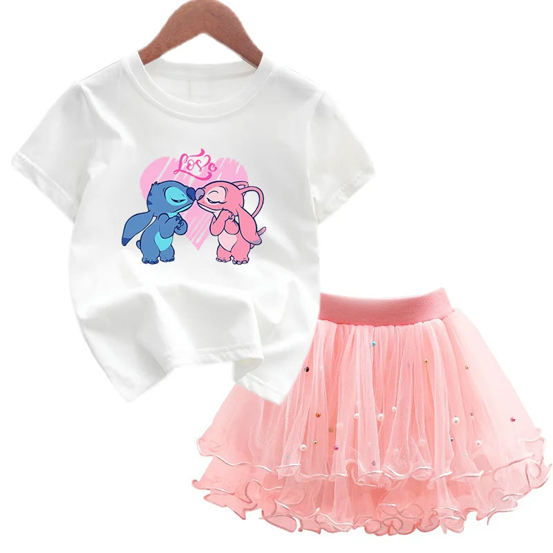 Mädchen-Disney-Set 2025: Lilo & Stitch Tutu-Kollektion - Licensed Character Collection