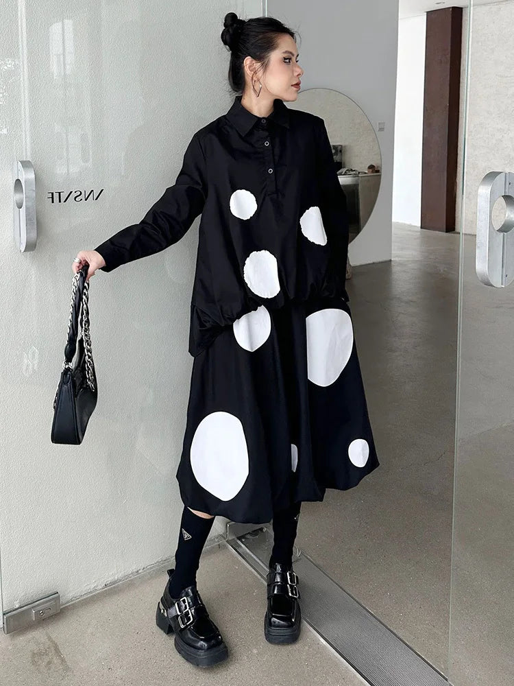 EAM 1DH9366 Unregelmäßiges Hemd-Rock Set - Größe XL