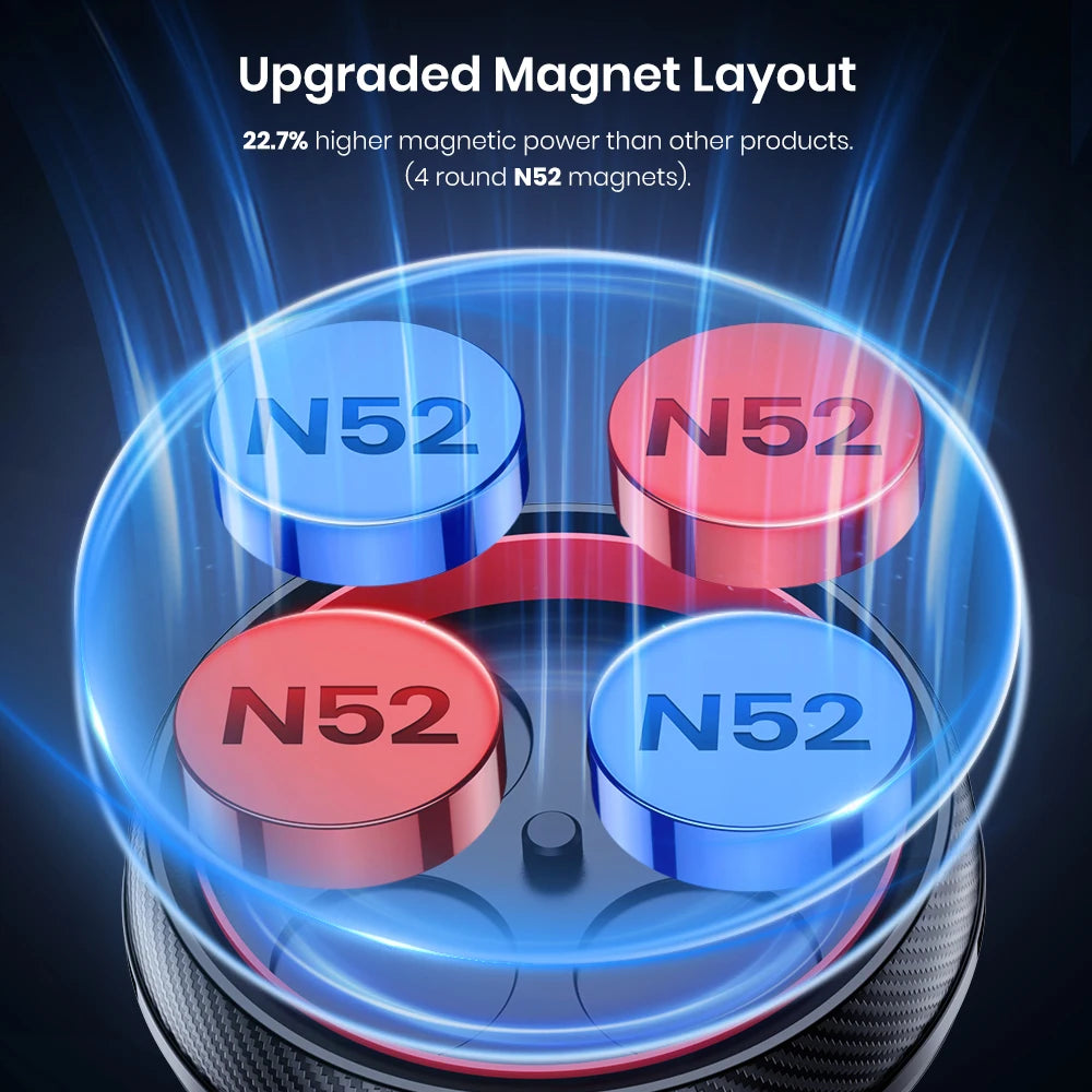 Suport magnetic TOPK D45A - forță magnetică puternică, rotație la 360°