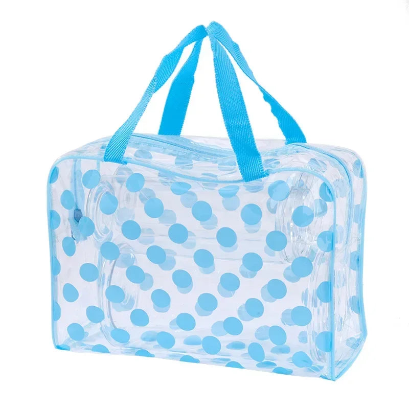 PVC Waterproof Swimming Bags Outdoor Sports Travel Bathing Storage Bag Women Transparent Beach Sea Pool Supplies