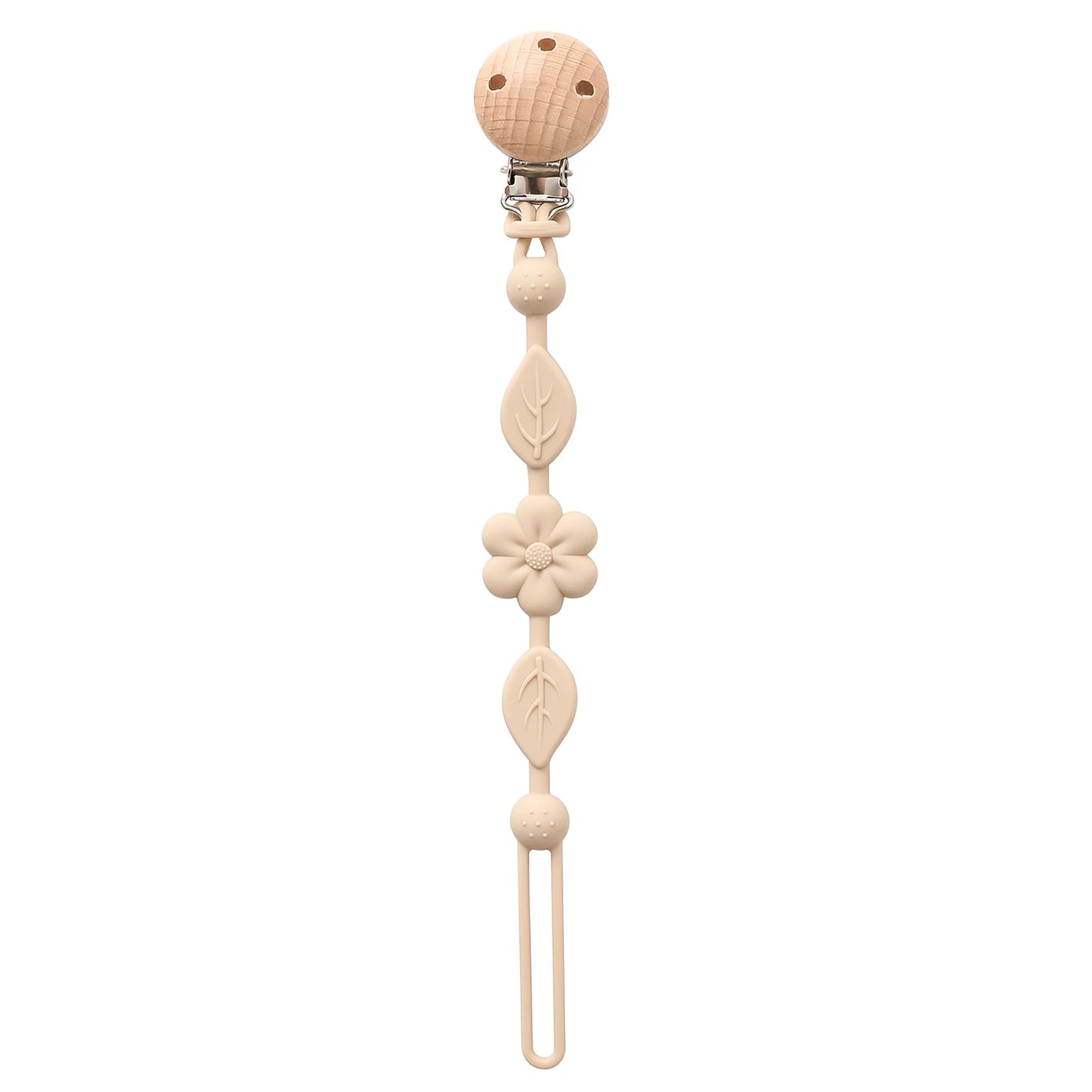 Choice AN-6-1 Silikon Schnullerclip Blume - Verstellbar