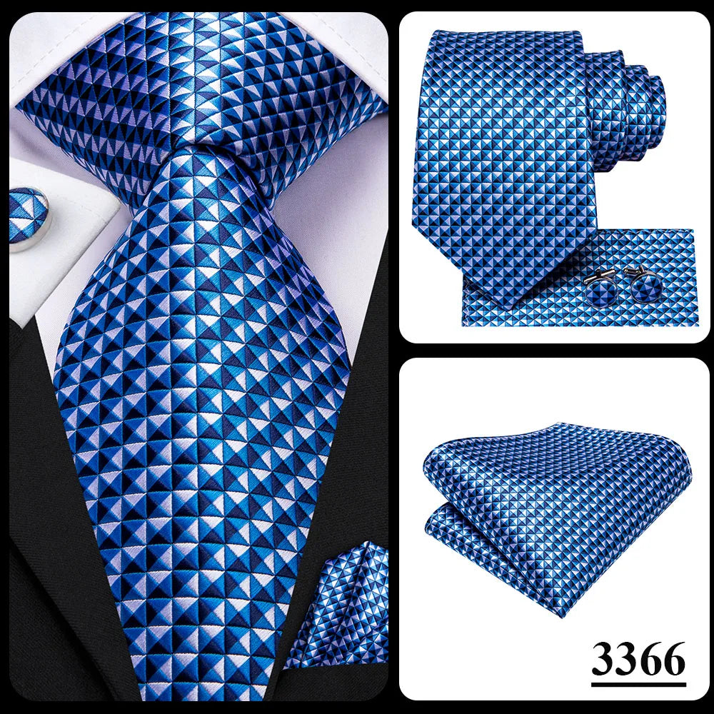 Hi-Tie Seiden-Herren-Krawatten-Set Blumenmuster Gelb Gold Krawatten und Taschentücher Manschettenknöpfe-Set Herren-Hochzeits-Party-Anzug-Mode-Halskrawatte C-3053