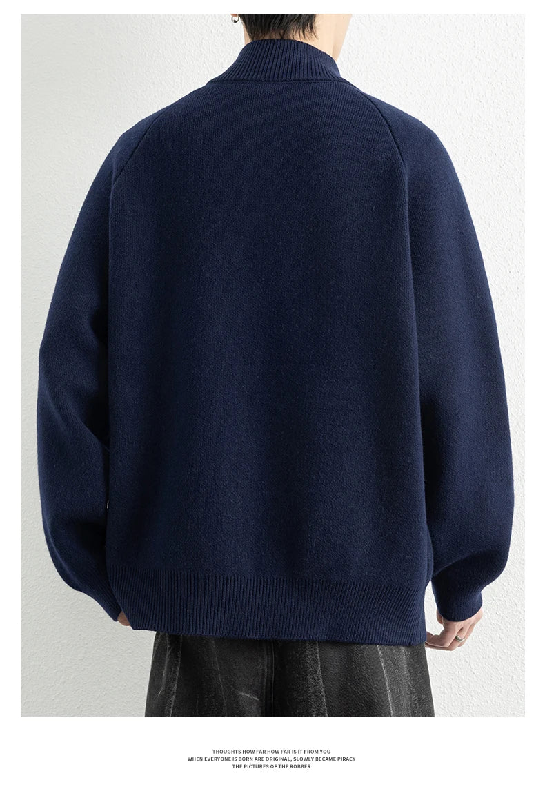 Choice M6001 Strickcardigan Stehkragen - Größe M, Polyamid