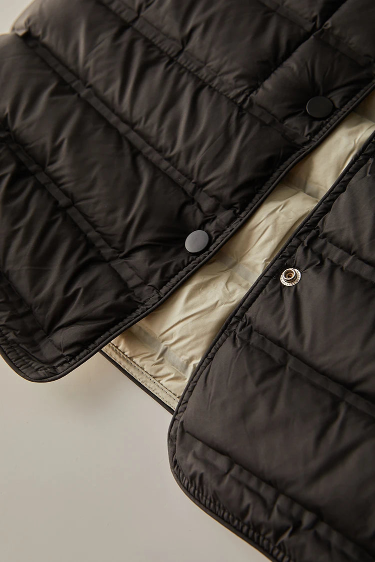 Janveny Ultralight Down Mantel - Gr M Kapuze Doppelseitig