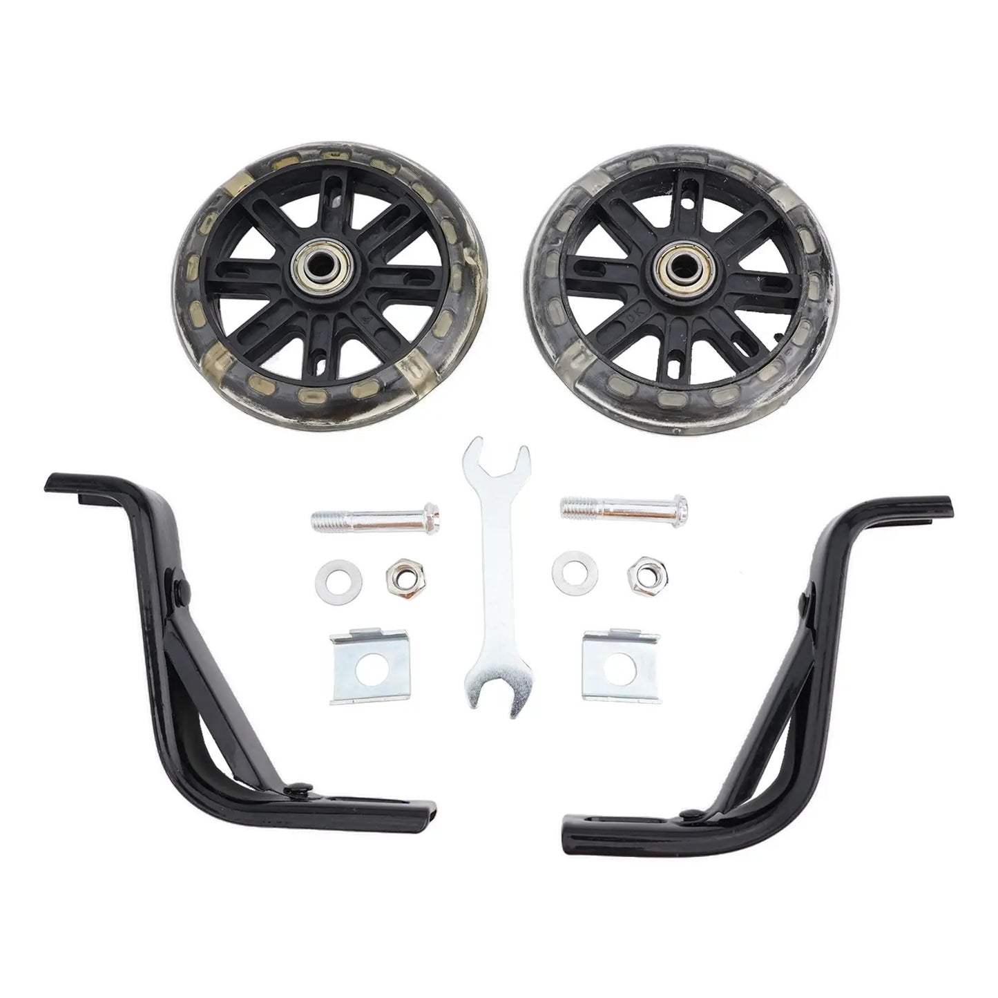 Stability Enhancing Bicycle Support Wheels for Children Suitable For Use With Popular Sizes of For kids' Bikes (14 20 Inches)