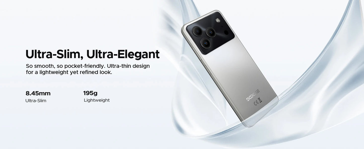 DOOGEE Note56 Pro Smartphone - 6150 mAh, Schnellladung, 6,56 Zoll