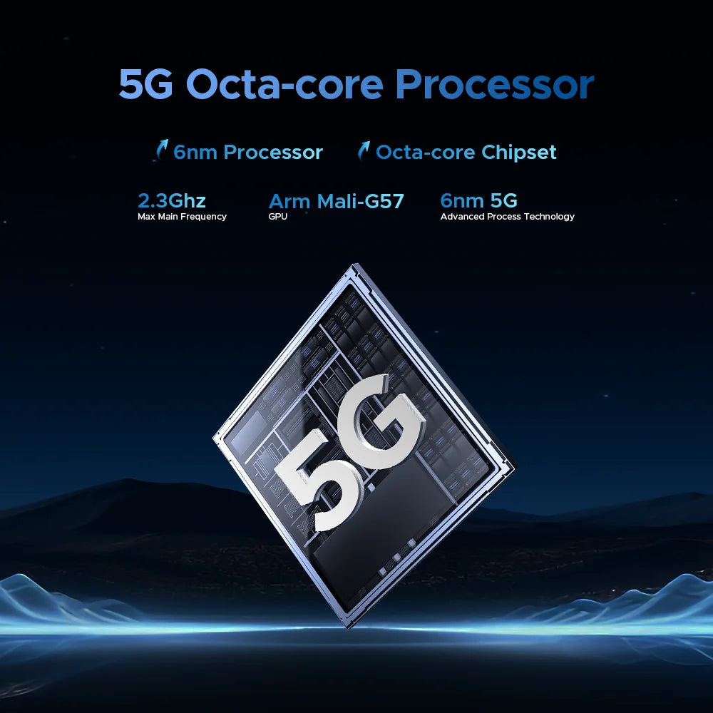 Doogee Note 59 5G Smartphone - 6250 mAh Unisoc T820 6,75 Zoll