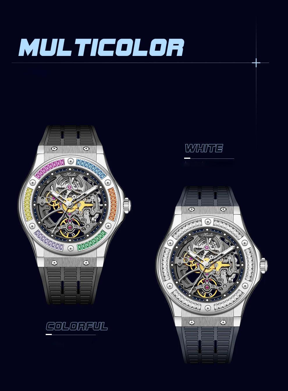 Haofa skeleton,Luxury automatic mechanical watch