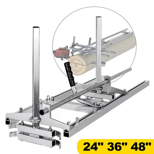 VEVOR Kettensäge Mühle Planking Fräsen 24 36 48 Zoll Führungsschiene Holz schneiden Portable Sägewerk Aluminium Stahl Kettensäge Mühle