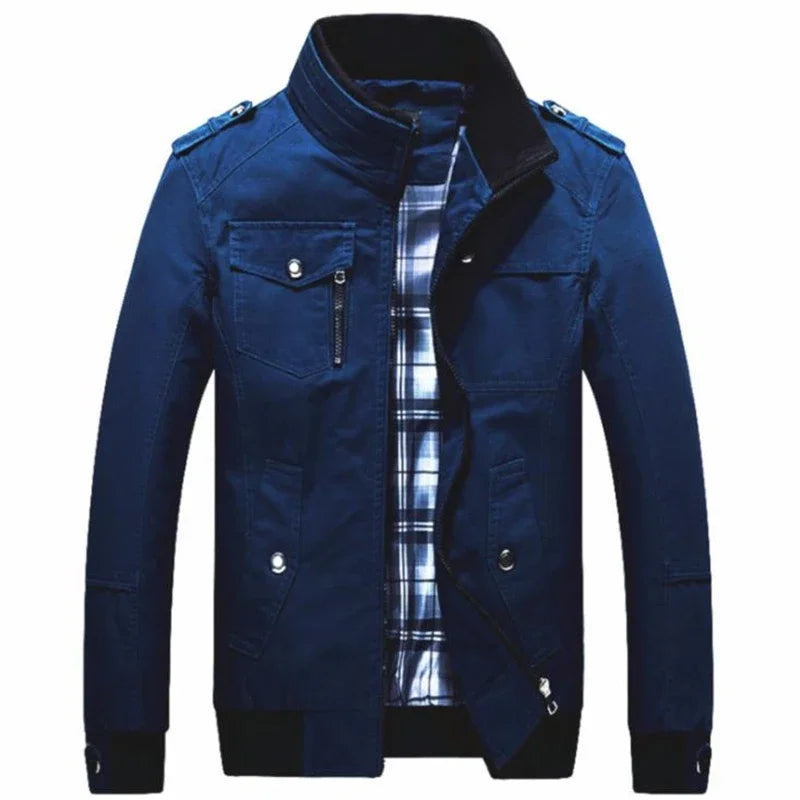 SCHEIFELE Bomberjacke Pilotstil - Baumwolle Taschen, Normal