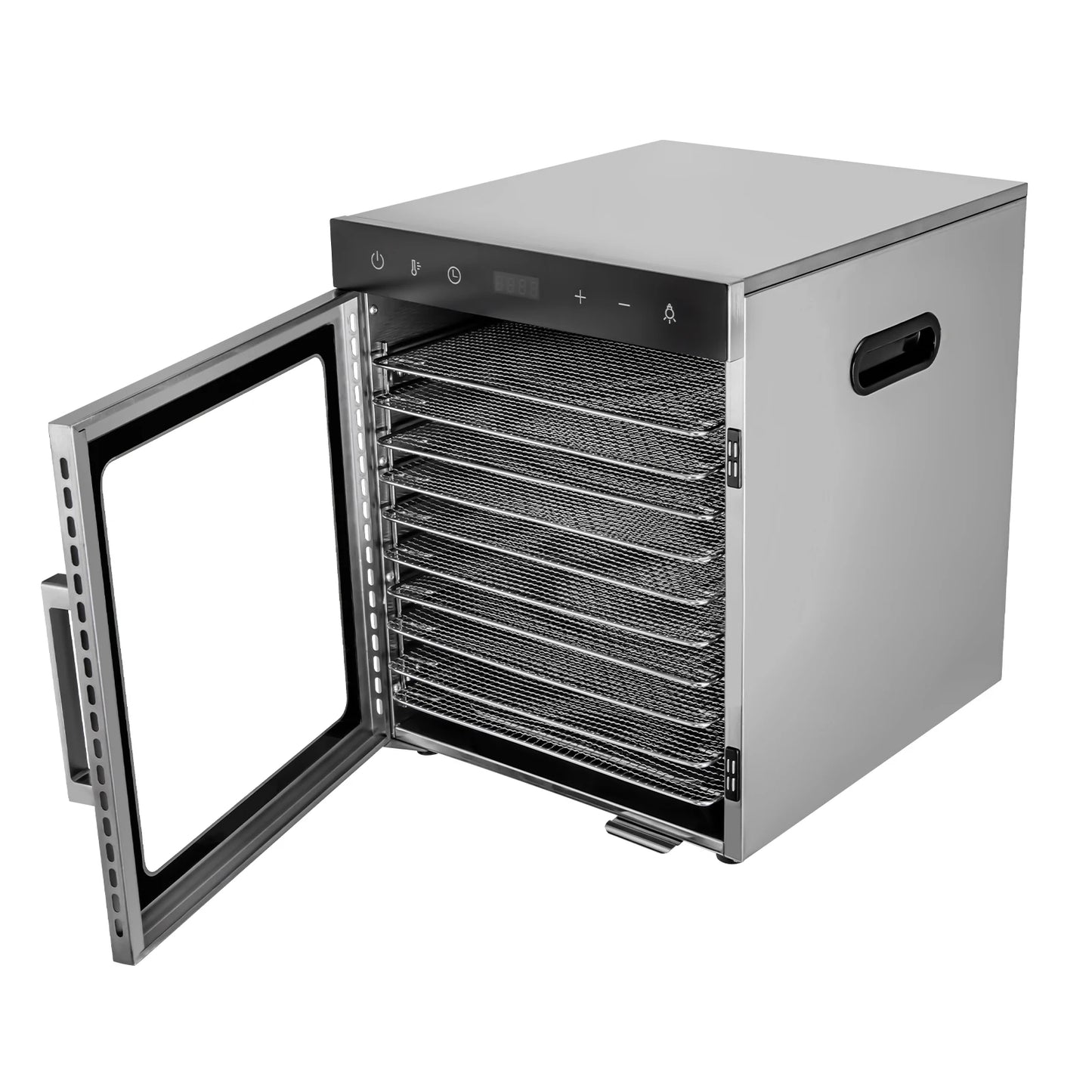 DörrPro SS-10H Dehydriergerät - 10 Einsätze 800W Kompakt Maße by Golden Bridge Store