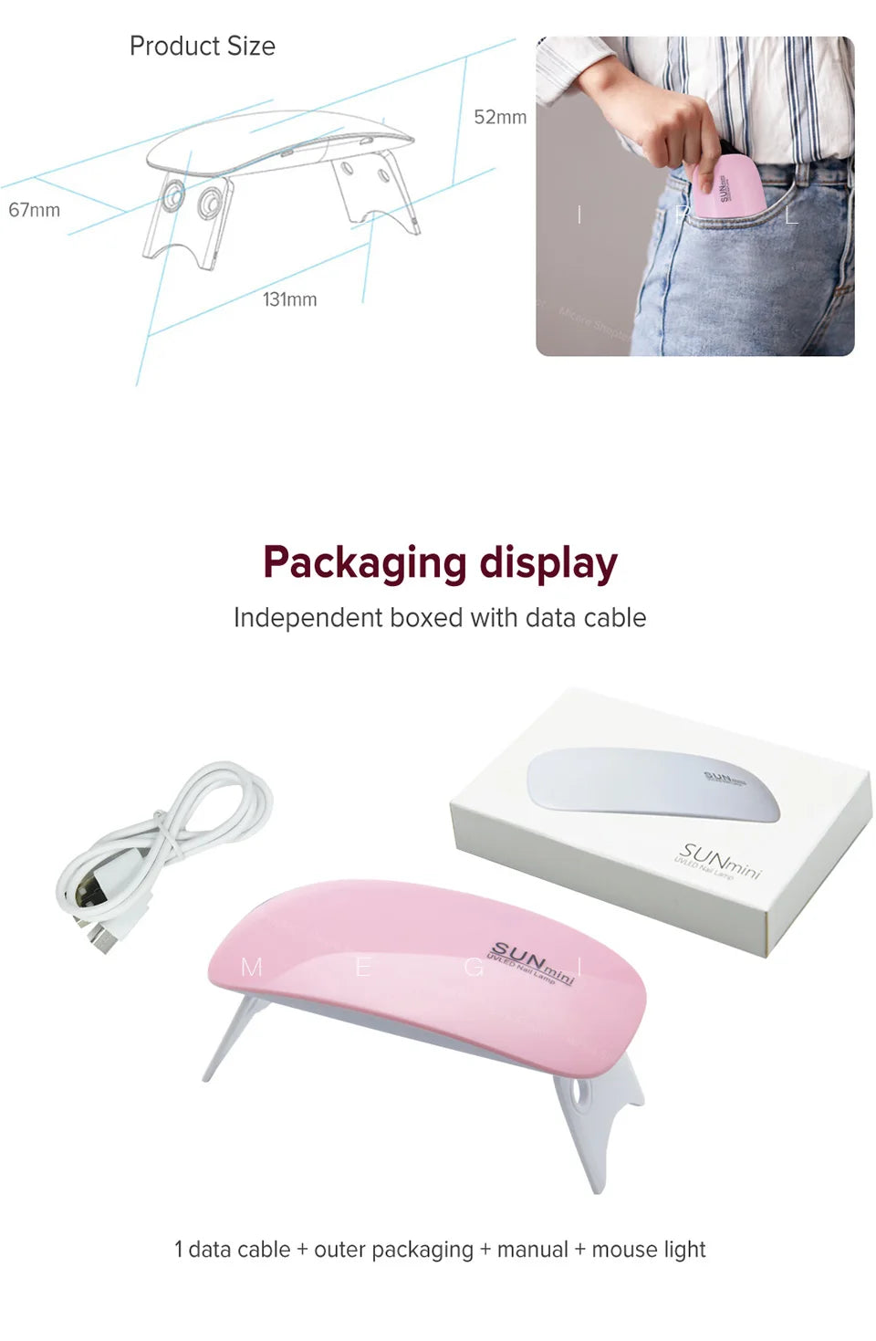 Nail Extension Kit Acrylic Gel Polish Nail Polish with UV LED Nail Lamp Manicure Kit and Base Coat Top Coat for Salon and Home