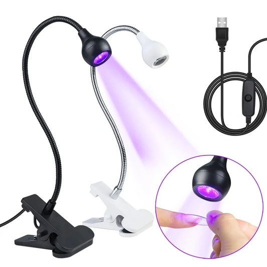 Art Lalic Qt0616 UV Gel Lampe - 5W LED Clip Flexrohr