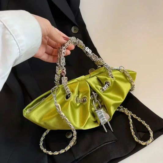 New Fashion Chain Handbags for Women Luxury Crossbody Bag Designer Shoulder Bag Black Female Purse Sac Femme